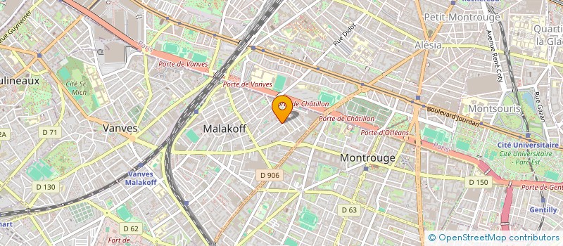 localisation de l'entreprise MONSIEUR PIERRE BOURRASSE à MALAKOFF