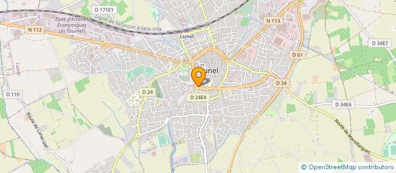 localisation de l'entreprise MONSIEUR PIERRE BOURREAU à LUNEL
