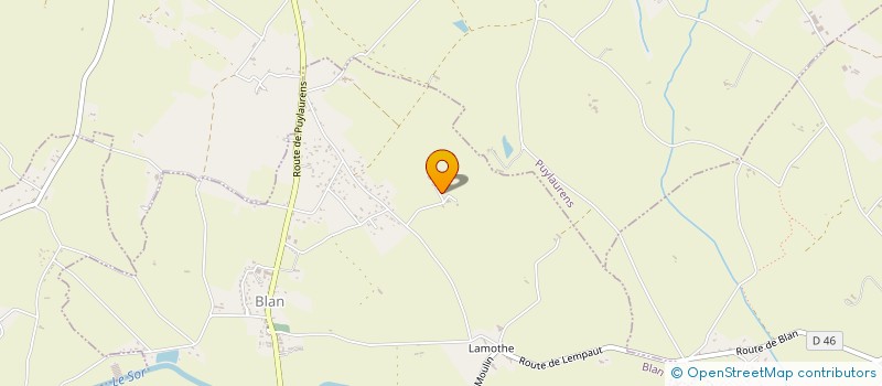 localisation de l'entreprise MONSIEUR PIERRE BOUSQUEL  BLAN