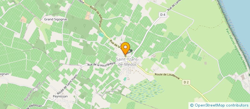 localisation de l'entreprise MONSIEUR PIERRE BOUSQUET  SAINT-YZANS-DE-MEDOC