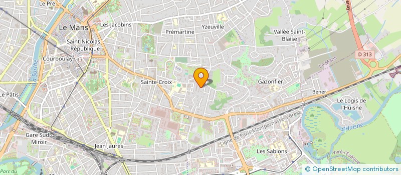 localisation de l'entreprise MONSIEUR PIERRE BOUSSARD  LE MANS