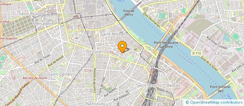 localisation de l'entreprise MONSIEUR PIERRE BOUSSION  BORDEAUX