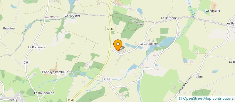 localisation de l'entreprise MONSIEUR PIERRE BOUTEMY à POUZAUGES