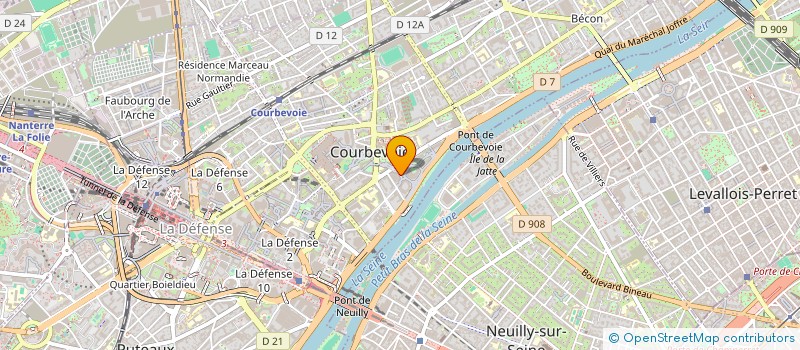 localisation de l'entreprise MONSIEUR PIERRE BOUTIGNY à COURBEVOIE