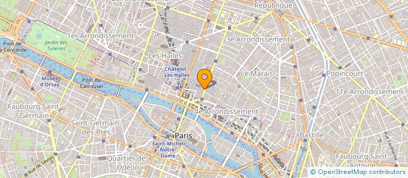 localisation de l'entreprise MONSIEUR PIERRE BOUTILLIER  PARIS