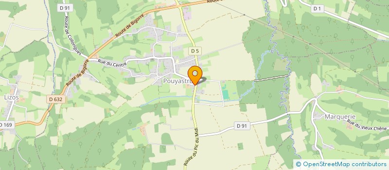 localisation de l'entreprise MONSIEUR PIERRE BOUTINAUD  POUYASTRUC