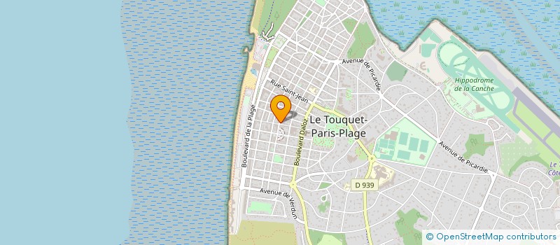 localisation de l'entreprise MONSIEUR PIERRE BOUTROUILLE à LE TOUQUET-PARIS-PLAGE