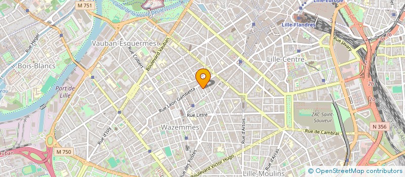 localisation de l'entreprise MONSIEUR PIERRE BOUTRY à LILLE