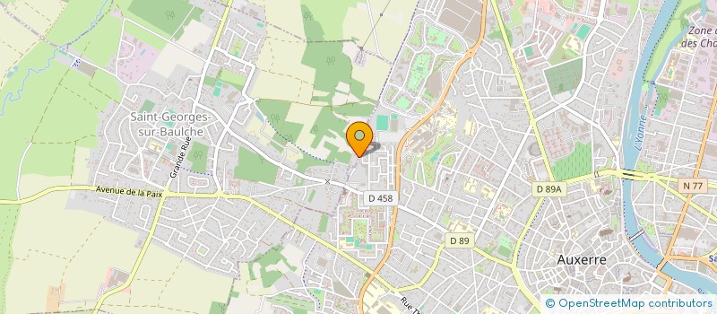 localisation de l'entreprise MONSIEUR PIERRE BOUVEAU à SAINT-GEORGES-SUR-BAULCHE