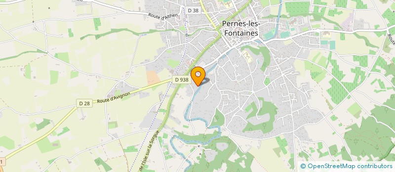 localisation de l'entreprise MONSIEUR PIERRE BOUVIER  PERNES-LES-FONTAINES