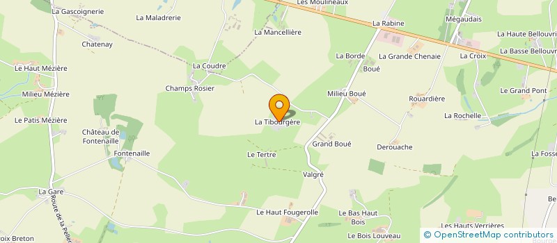 localisation de l'entreprise MONSIEUR PIERRE BOUVIER  SAINT-PIERRE-DES-LANDES