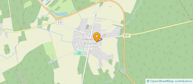 localisation de l'entreprise MONSIEUR PIERRE BOUVIER MULLER à VILLENEUVE-LE-COMTE