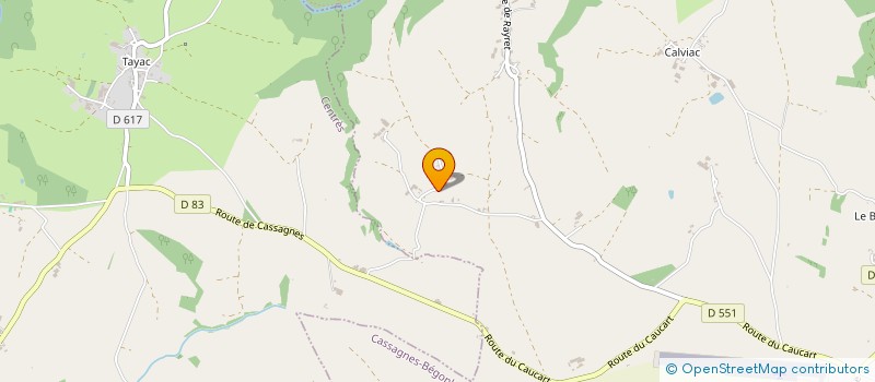 localisation de l'entreprise MONSIEUR PIERRE BOUZAT  SALMIECH