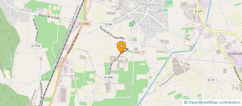 localisation de l'entreprise MONSIEUR PIERRE BOYER  ROGNONAS