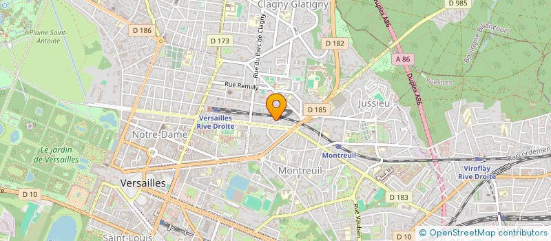 localisation de l'entreprise MONSIEUR PIERRE BOYER à VERSAILLES