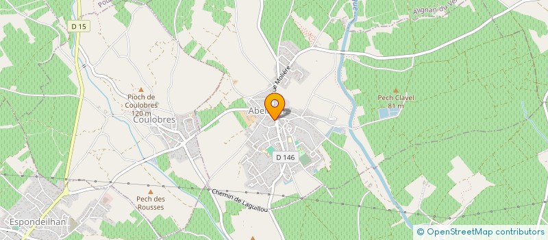 localisation de l'entreprise MONSIEUR PIERRE BOYER  ABEILHAN