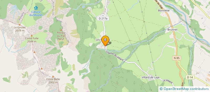 localisation de l'entreprise MONSIEUR PIERRE BOYER  LA FARE-EN-CHAMPSAUR