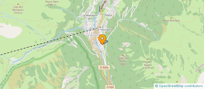 localisation de l'entreprise MONSIEUR PIERRE BOYRIE à CAUTERETS