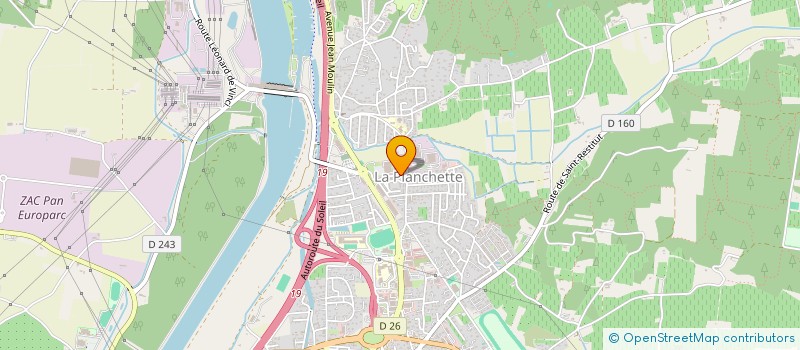 localisation de l'entreprise MONSIEUR PIERRE BRACKMAN  BOLLENE