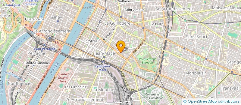 localisation de l'entreprise MONSIEUR PIERRE BRAQUET  LYON