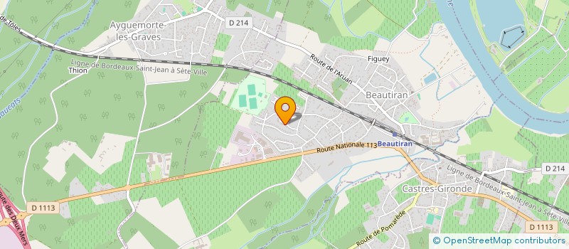 localisation de l'entreprise MONSIEUR PIERRE BRASSEUR  BEAUTIRAN