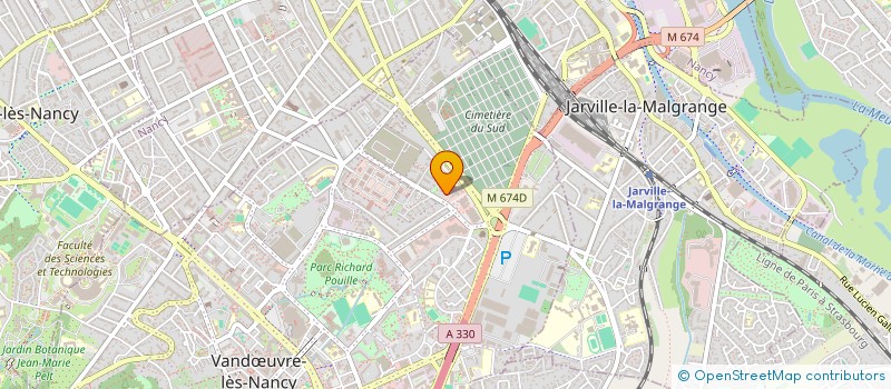 localisation de l'entreprise MONSIEUR PIERRE BRAXENTHALER  VANDUVRE-LES-NANCY