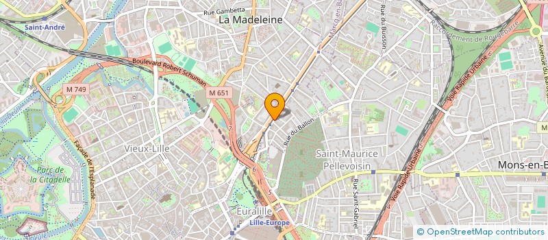 localisation de l'entreprise MONSIEUR PIERRE BRAYELLE à LA MADELEINE