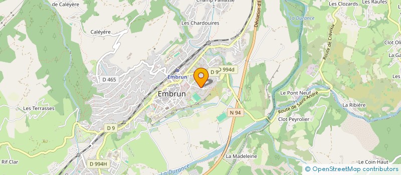 localisation de l'entreprise MONSIEUR PIERRE BRAZ  EMBRUN