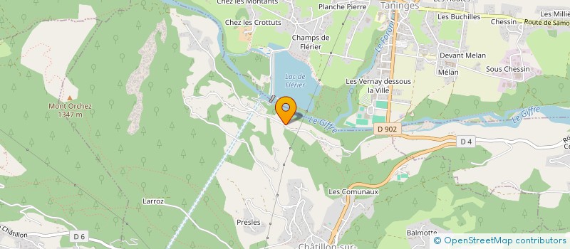 localisation de l'entreprise MONSIEUR PIERRE BREANT à CHATILLON-SUR-CLUSES