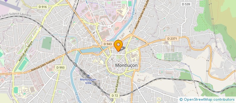 localisation de l'entreprise MONSIEUR PIERRE BRECHAILLE à MONTLUCON