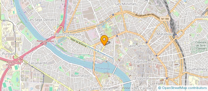 localisation de l'entreprise MONSIEUR PIERRE BREFFIER à TOULOUSE