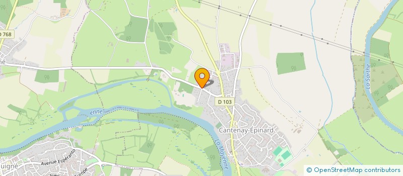localisation de l'entreprise MONSIEUR PIERRE BREGER  CANTENAY-EPINARD