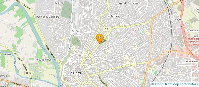 localisation de l'entreprise MONSIEUR PIERRE BRESSAC  BEZIERS