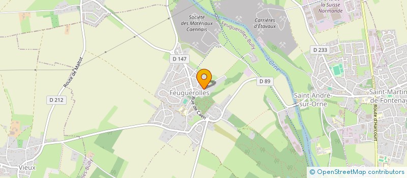 localisation de l'entreprise MONSIEUR PIERRE BRETONNET  FEUGUEROLLES-BULLY