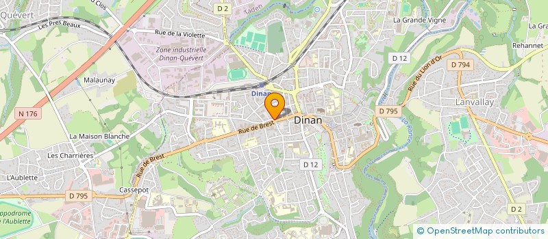 localisation de l'entreprise MONSIEUR PIERRE BRETONNIERE  DINAN