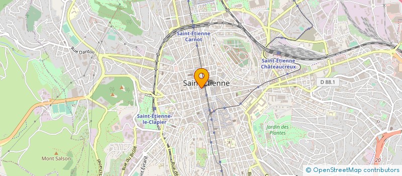 localisation de l'entreprise MONSIEUR PIERRE BREYSSE à SAINT-ETIENNE