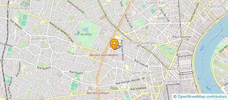 localisation de l'entreprise MONSIEUR PIERRE BRIAL  BORDEAUX