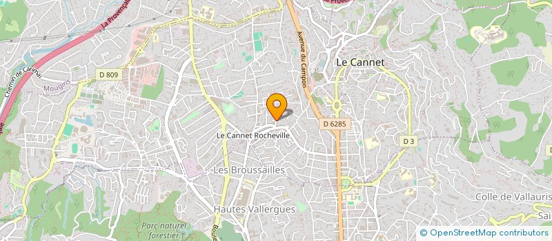localisation de l'entreprise MONSIEUR PIERRE BRIAL à LE CANNET