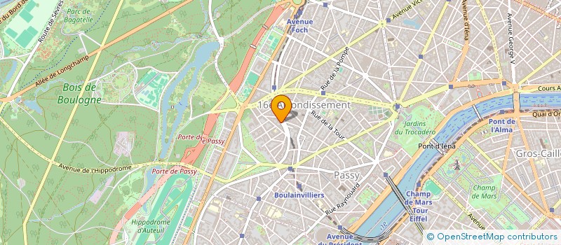 localisation de l'entreprise MONSIEUR PIERRE BRIANCHON  PARIS