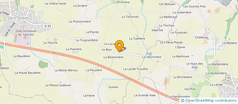 localisation de l'entreprise MONSIEUR PIERRE BRIANTAIS à SAINT-DIDIER