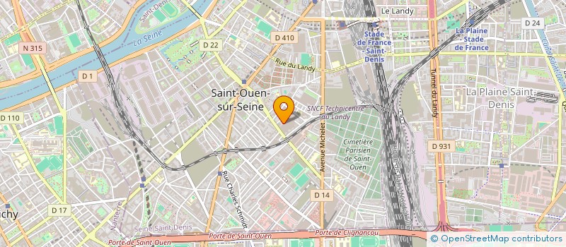 localisation de l'entreprise MONSIEUR PIERRE BRIEN à SAINT-OUEN-SUR-SEINE