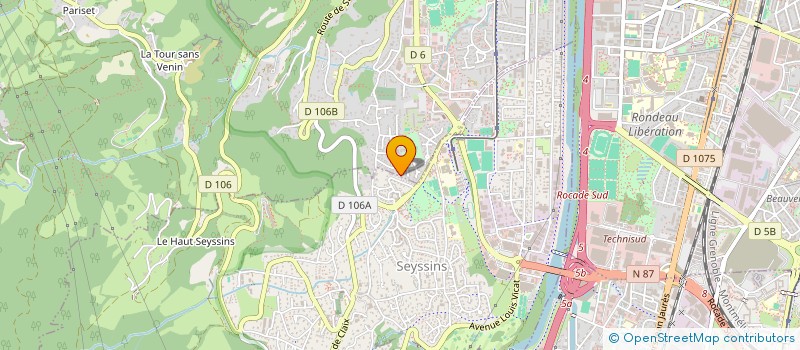 localisation de l'entreprise MONSIEUR PIERRE BRIEND à SEYSSINET-PARISET