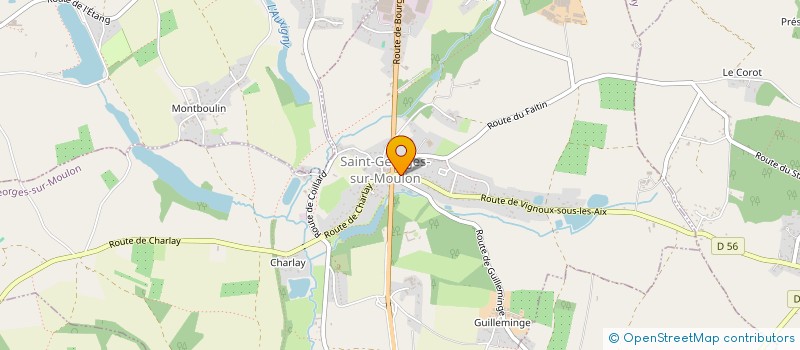 localisation de l'entreprise MONSIEUR PIERRE BRIFFA  QUANTILLY