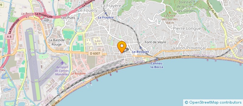 localisation de l'entreprise MONSIEUR PIERRE BRIGNONE à CANNES