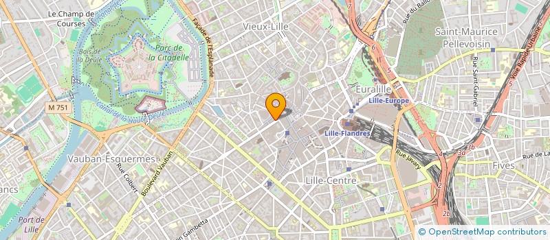 localisation de l'entreprise MONSIEUR PIERRE BRINDEJONC  LILLE