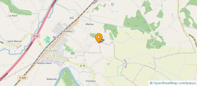 localisation de l'entreprise MONSIEUR PIERRE BRIOIS  REALVILLE