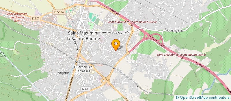 localisation de l'entreprise MONSIEUR PIERRE BRIOLAT à SAINT-MAXIMIN-LA-SAINTE-BAUME