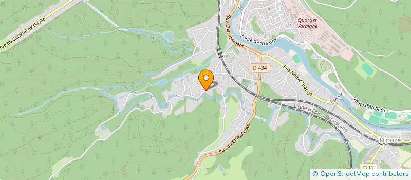 localisation de l'entreprise MONSIEUR PIERRE BRIONNE  EPINAL