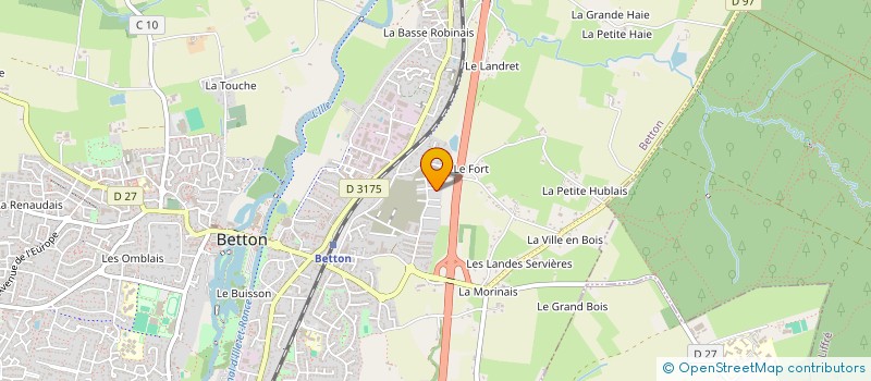 localisation de l'entreprise MONSIEUR PIERRE BROCHAIN  BETTON