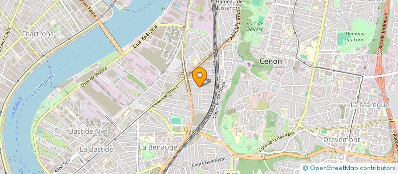 localisation de l'entreprise MONSIEUR PIERRE BRODUT  CENON